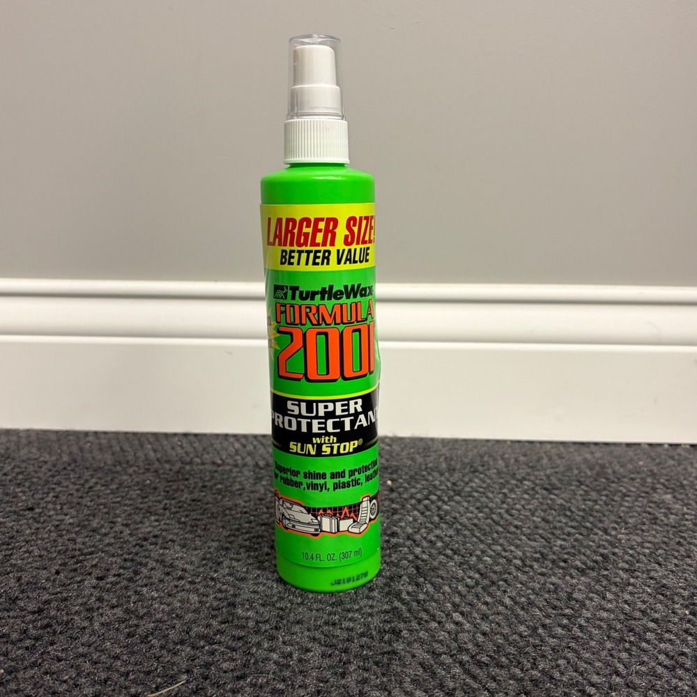 Vintage 1997 Turtle Wax Formula 2001 Super Protectant Sun Stop Spray 10.4oz